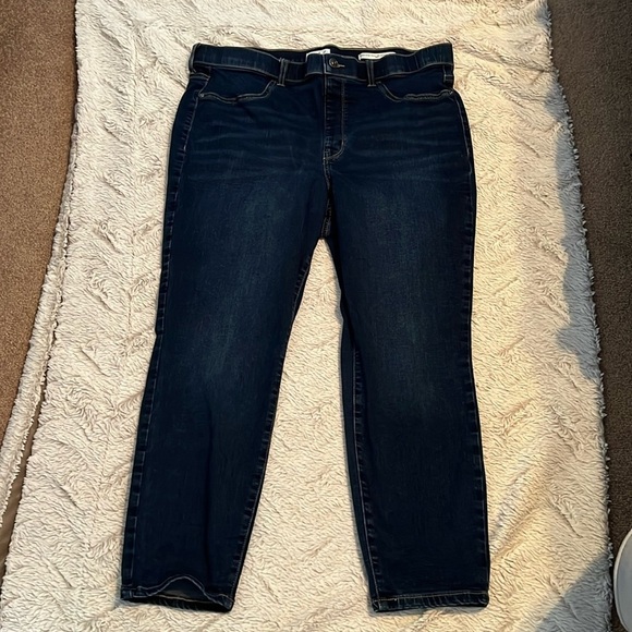 Wonderly High Rise Pull On Skinny Crop Size 16R - Picture 1 of 5